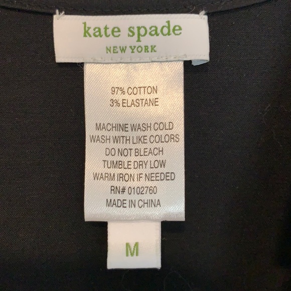 Kate Spade Sleeveless Blouse, Size M, Black - Picture 2 of 4
